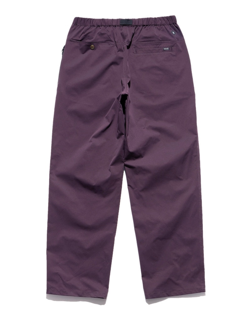 ROARK パンツ TRAVEL PANT RESISTANT TWILL - RELAX バーガンディ 商品画像 背面