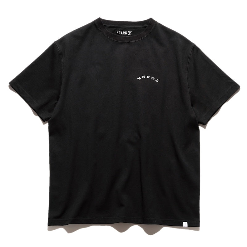 ROARK Tシャツ WAYWARD YOUTH 14oz H/W TEE ブラック 商品画像 正面