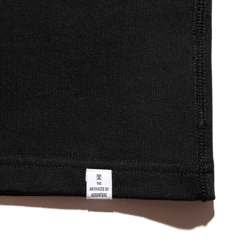 ROARK Tシャツ WAYWARD YOUTH 14oz H/W TEE ブラック 商品画像 裾