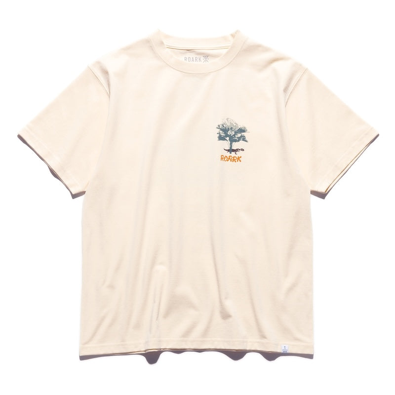 ROARK Tシャツ NATURE FINE TECH DRY TEE ナチュラル 商品画像 正面