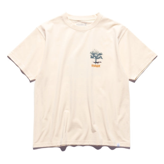 ROARK Tシャツ NATURE FINE TECH DRY TEE ナチュラル 商品画像 正面
