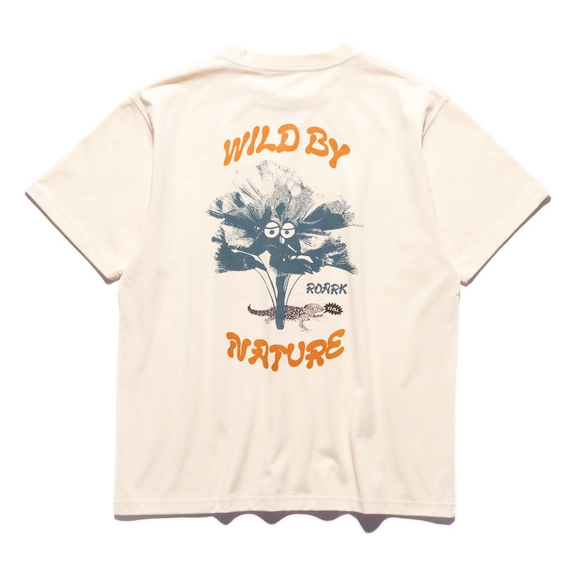 ROARK Tシャツ NATURE FINE TECH DRY TEE ナチュラル 商品画像 背面