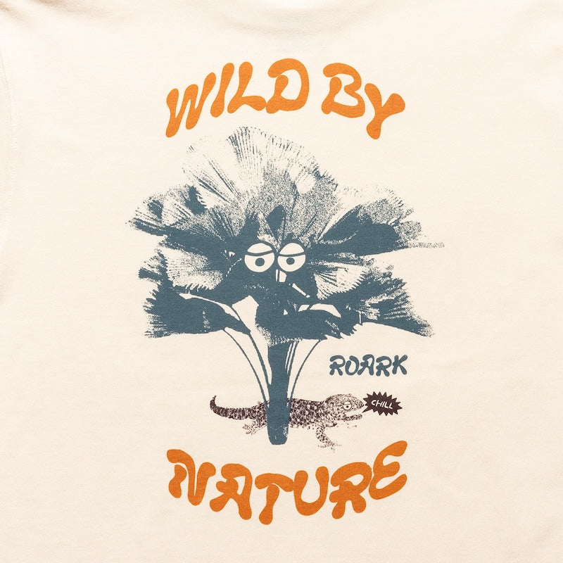 ROARK Tシャツ NATURE FINE TECH DRY TEE ナチュラル 商品画像 バックプリント
