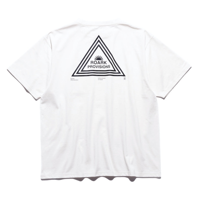 ROARK Tシャツ PROVISIONS FINE TECH DRY TEE ホワイト 商品画像 背面
