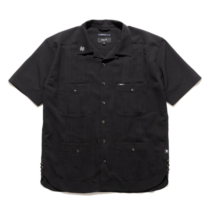 ROARK S/Sシャツ GONZO CUBA S/S ブラック 商品画像 正面