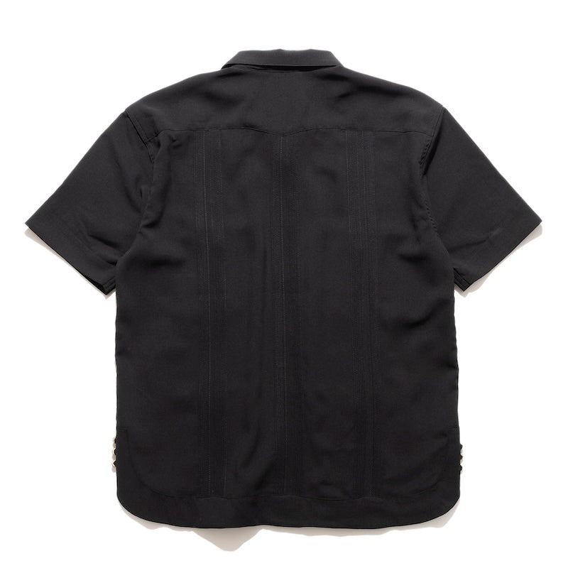ROARK S/Sシャツ GONZO CUBA S/S ブラック 商品画像 背面