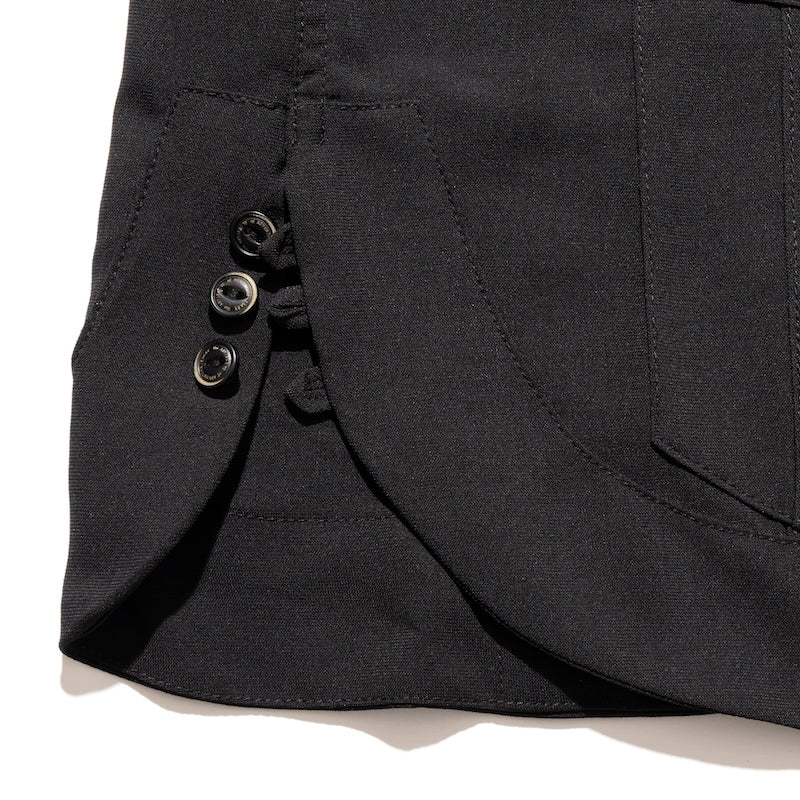 ROARK S/Sシャツ GONZO CUBA S/S ブラック 商品画像 裾サイド 2