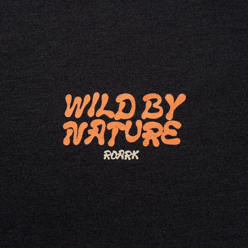 ROARK Tシャツ WILD BY NATURE DriRelease TEE ブラック 商品画像 クローズアップ 2