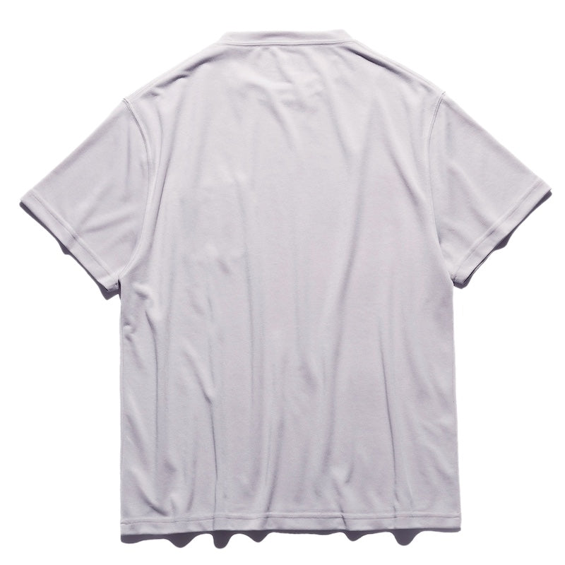 ROARK Tシャツ LABEL POCKET DriRelease TEE グレー 商品画像 背面