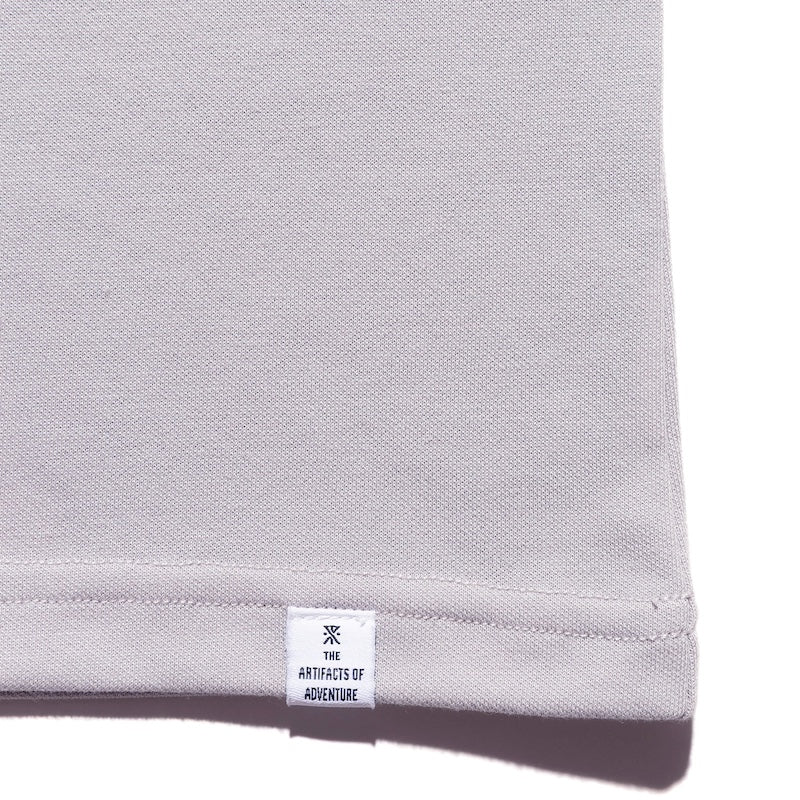ROARK Tシャツ LABEL POCKET DriRelease TEE グレー 商品画像 裾