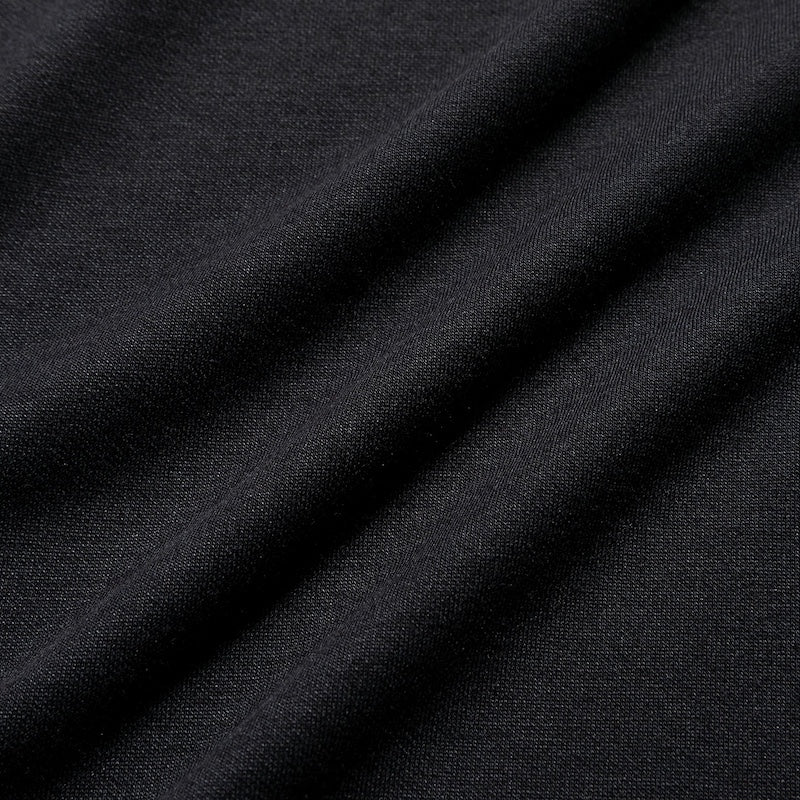 ROARK Tシャツ LABEL POCKET DriRelease TEE ブラック 商品画像 生地感