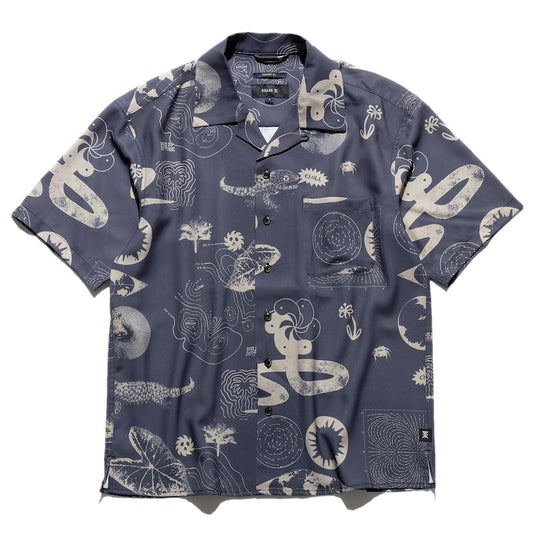 ROARK S/Sシャツ W.B.N GONZO S/S チャコール 商品画像 正面