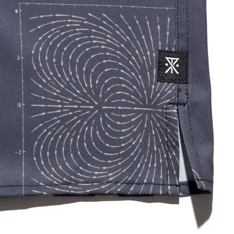 ROARK S/Sシャツ W.B.N GONZO S/S チャコール 商品画像 裾サイド