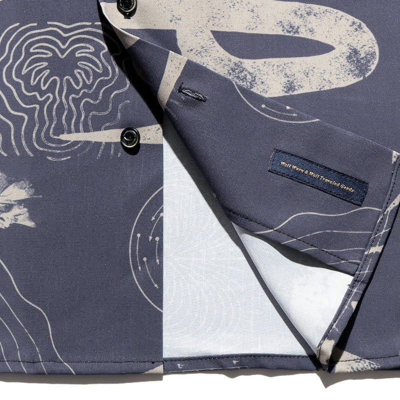ROARK S/Sシャツ W.B.N GONZO S/S チャコール 商品画像 裾