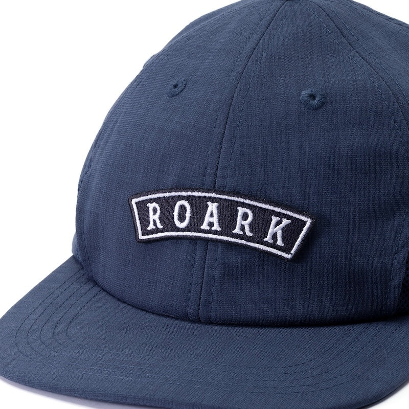 ROARK キャップ NOMAD DRY 6PANEL CAP - HIGH ブルー 商品画像 ロゴワッペン