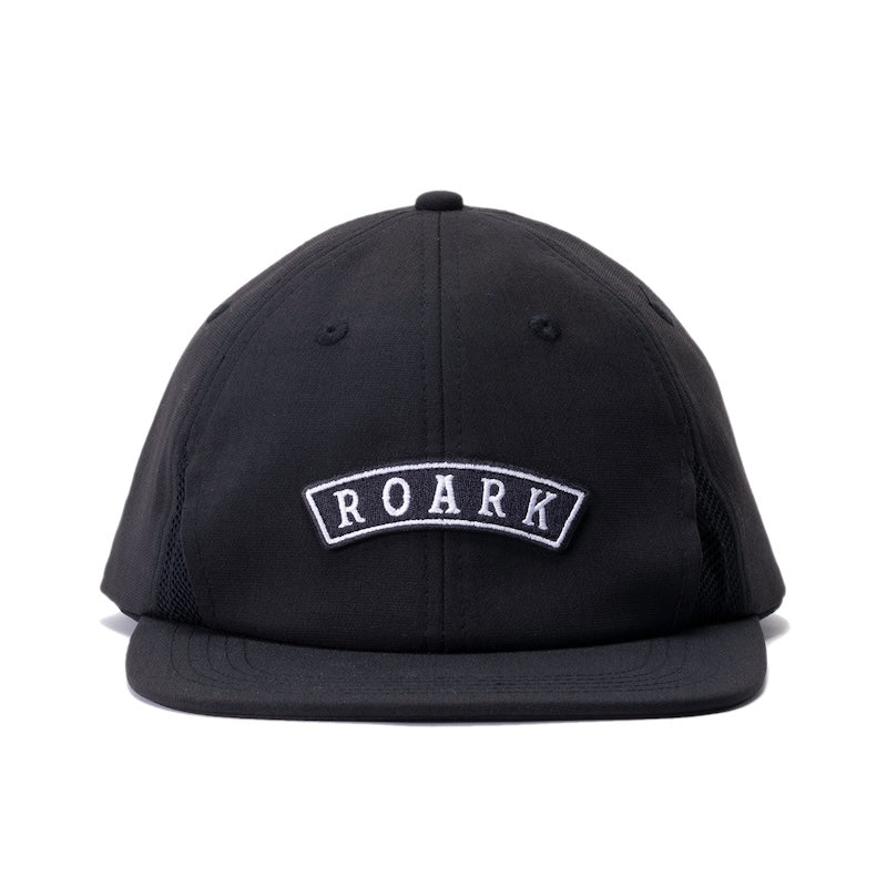 ROARK キャップ NOMAD DRY 6PANEL CAP - HIGH ブラック 商品画像 正面