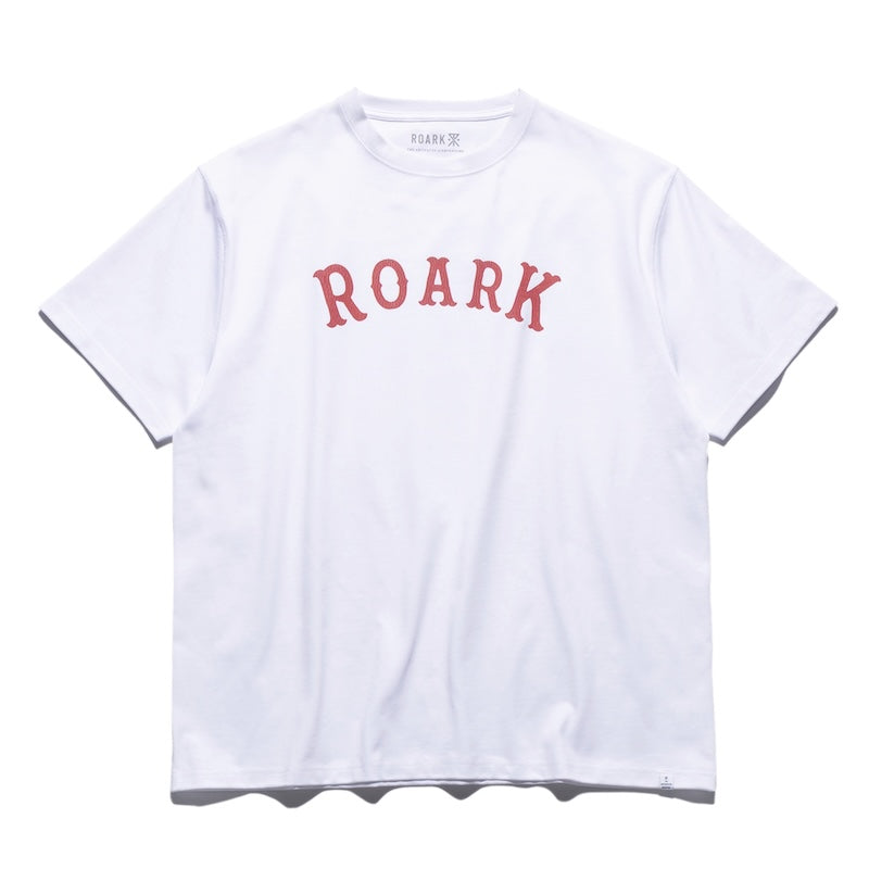 ROARK Tシャツ MEDIEVAL LOGO 14oz H/W TEE ホワイト 商品画像 正面