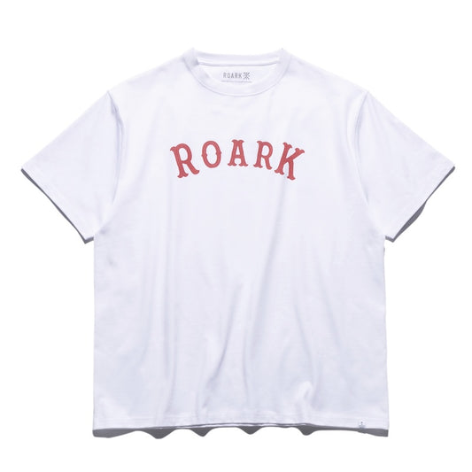 ROARK Tシャツ MEDIEVAL LOGO 14oz H/W TEE ホワイト 商品画像 正面