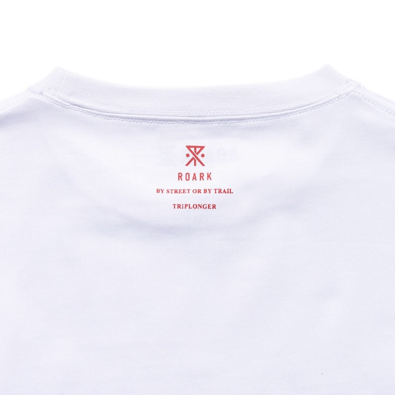 ROARK Tシャツ MEDIEVAL LOGO 14oz H/W TEE ホワイト 商品画像 バックプリント