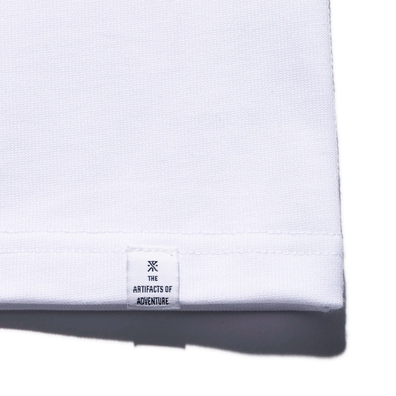 ROARK Tシャツ MEDIEVAL LOGO 14oz H/W TEE ホワイト 商品画像 裾