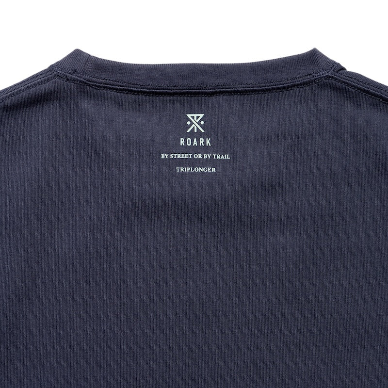 ROARK Tシャツ MEDIEVAL LOGO 14oz H/W TEE ネイビー 商品画像 バックプリント