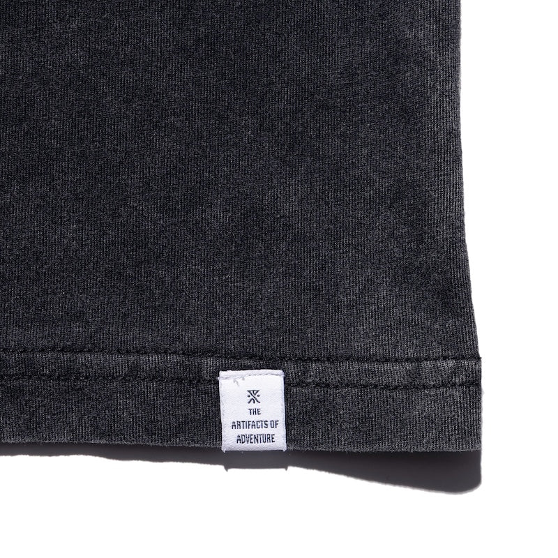 ROARK Tシャツ NATIVE PLANTS WELL WORN TEE ブラック 商品画像 裾