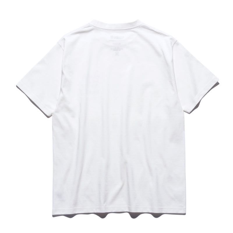 ROARK Tシャツ ROAD TRIP CLUB FINE TECH DRY TEE ホワイト 商品画像 背面