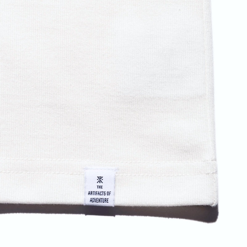 ROARK Tシャツ ROAD TRIP CLUB FINE TECH DRY TEE ホワイト 商品画像 裾