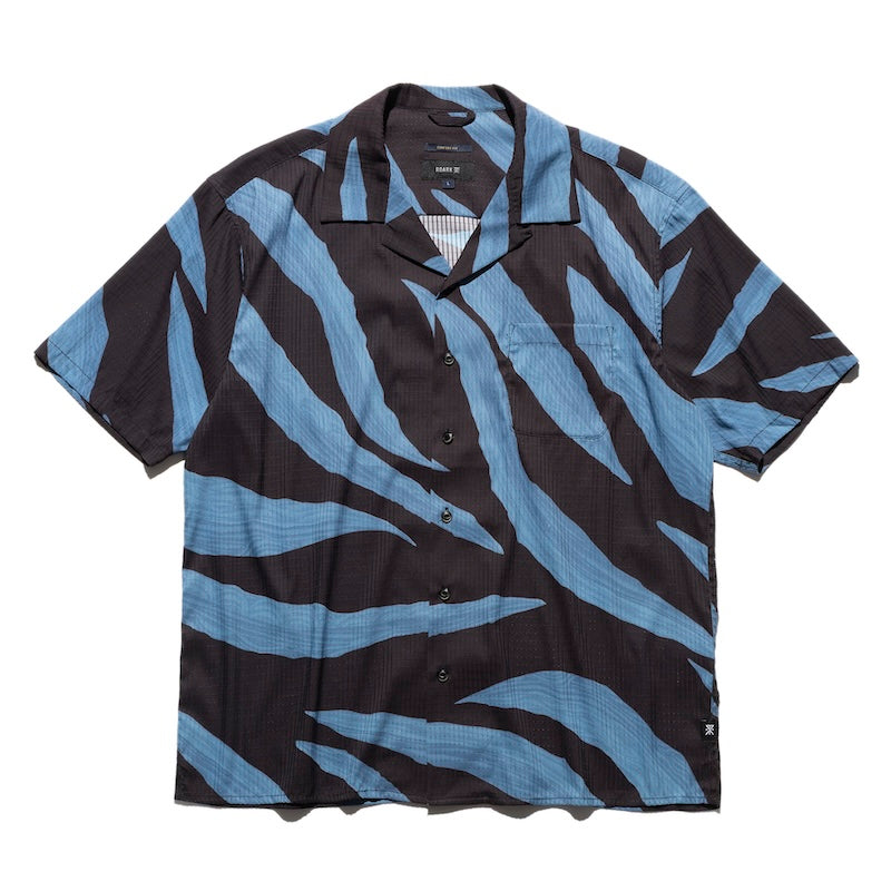 ROARK S/Sシャツ PULQUE BLESS UP S/S ブラック 商品画像 正面