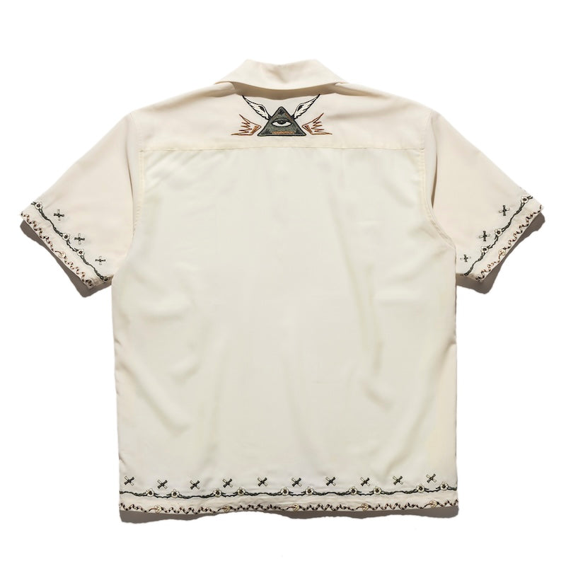 ROARK S/Sシャツ AUGS PALM GONZO S/S 商品画像 背面