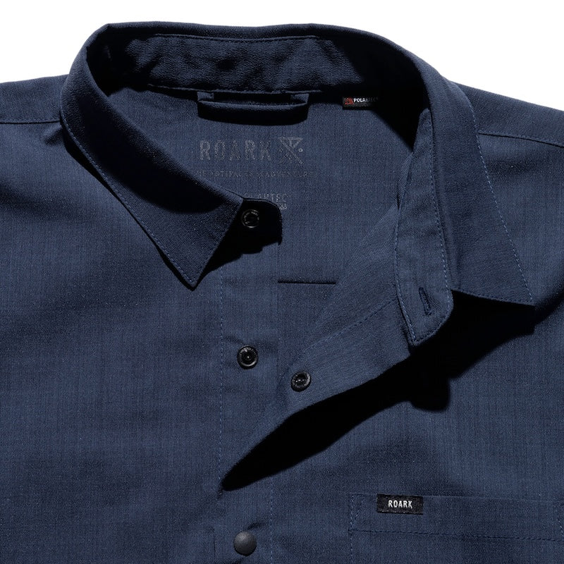 ROARK S/Sシャツ DELTA QD S/S SHIRTS ストーンブルー 商品画像 4