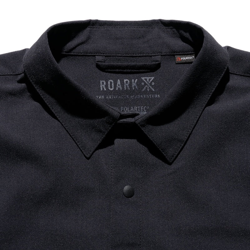 ROARK S/Sシャツ DELTA QD S/S SHIRTS ジェットブラック 商品画像 3