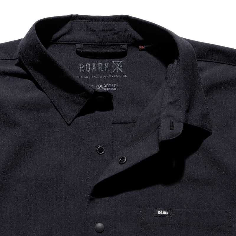 ROARK S/Sシャツ DELTA QD S/S SHIRTS ジェットブラック 商品画像 4