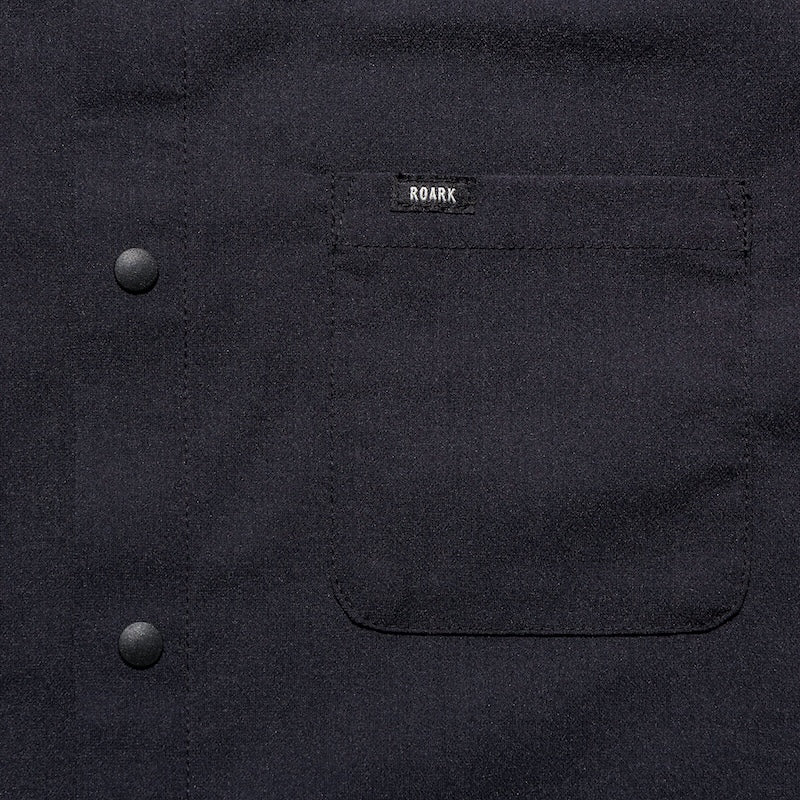 ROARK S/Sシャツ DELTA QD S/S SHIRTS ジェットブラック 商品画像 5