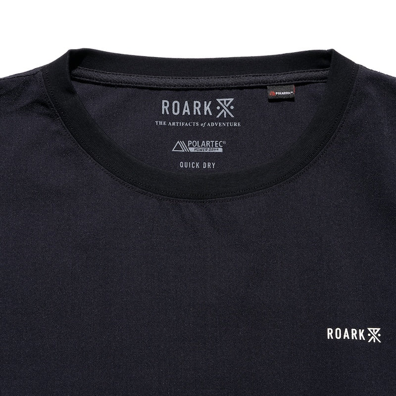 ROARK Tシャツ DELTA QD S/S TEE ジェットブラック 商品画像 3