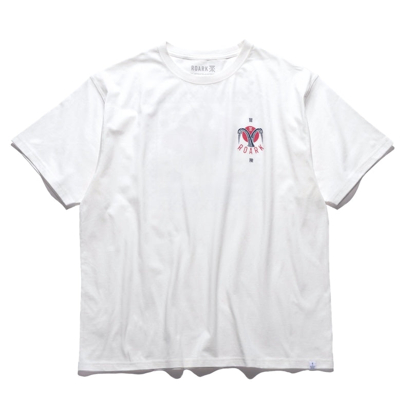 ROARK Tシャツ CRANE S/S TEE ホワイト 商品画像 正面