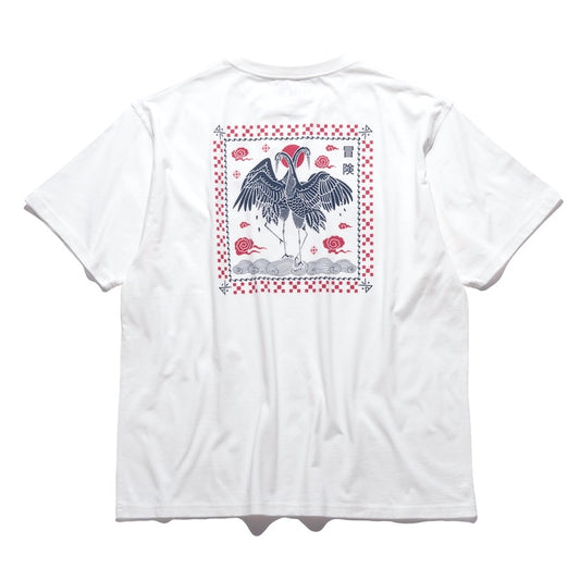 ROARK Tシャツ CRANE S/S TEE ホワイト 商品画像 背面