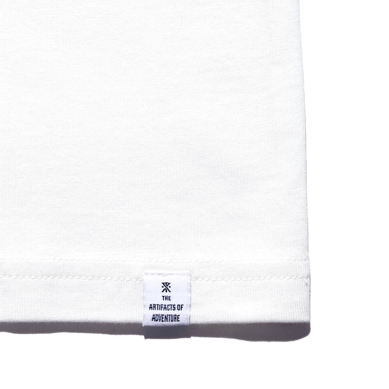 ROARK Tシャツ CRANE S/S TEE ホワイト 商品画像 裾