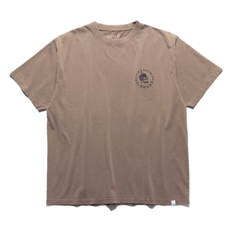 ROARK Tシャツ A.O.A.R S/S TEE ブラウン 商品画像 正面