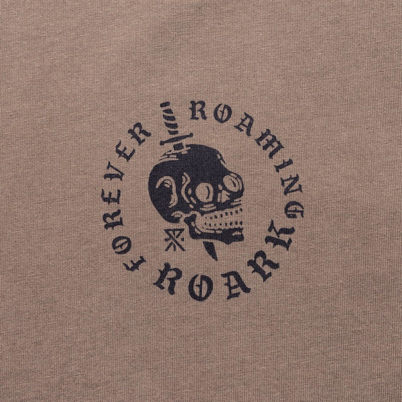 ROARK Tシャツ A.O.A.R S/S TEE ブラウン 商品画像 フロントプリント