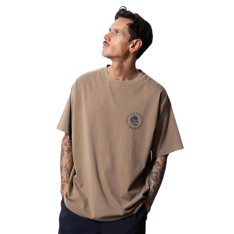 ROARK Tシャツ A.O.A.R S/S TEE ブラウン | ストリートウェア | PLUGS