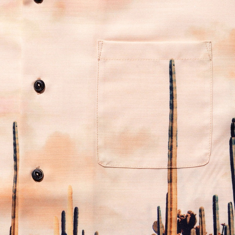 ROARK S/Sシャツ DESIERTA GONZO S/S SHIRTS マルチ 商品画像 胸ポケット