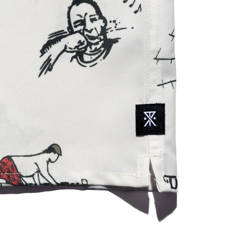 ROARK S/Sシャツ CHARMED CIRCLE GONZO S/S SHIRTS ホワイト 商品画像 サイド