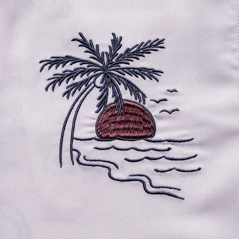ROARK S/Sシャツ STAR CROSSED GONZO S/S SHIRTS (Dusty Lilac) 商品画像 胸刺繍