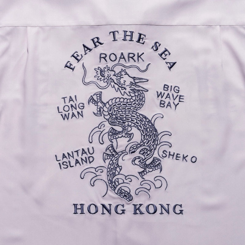 ROARK S/Sシャツ STAR CROSSED GONZO S/S SHIRTS (Dusty Lilac) 商品画像 バック刺繍