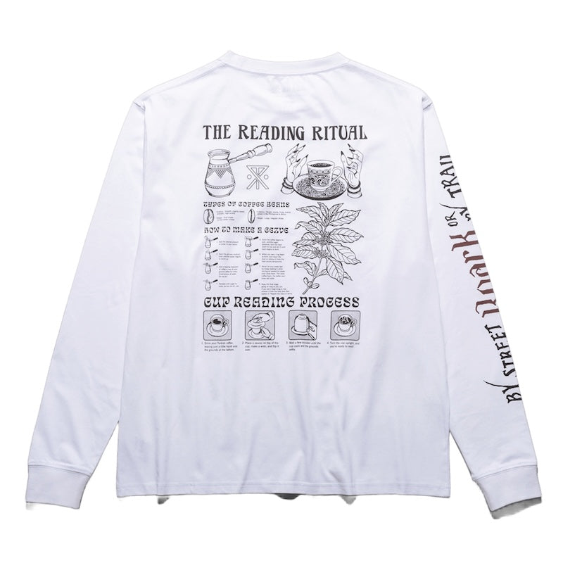 ROARK L/STシャツ READING RITUAL L/S TEE ホワイト 商品画像 背面