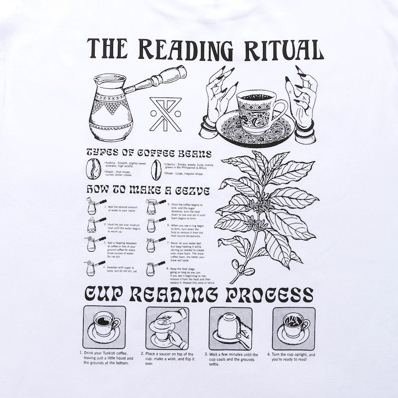 ROARK L/STシャツ READING RITUAL L/S TEE ホワイト 商品画像 バックプリント