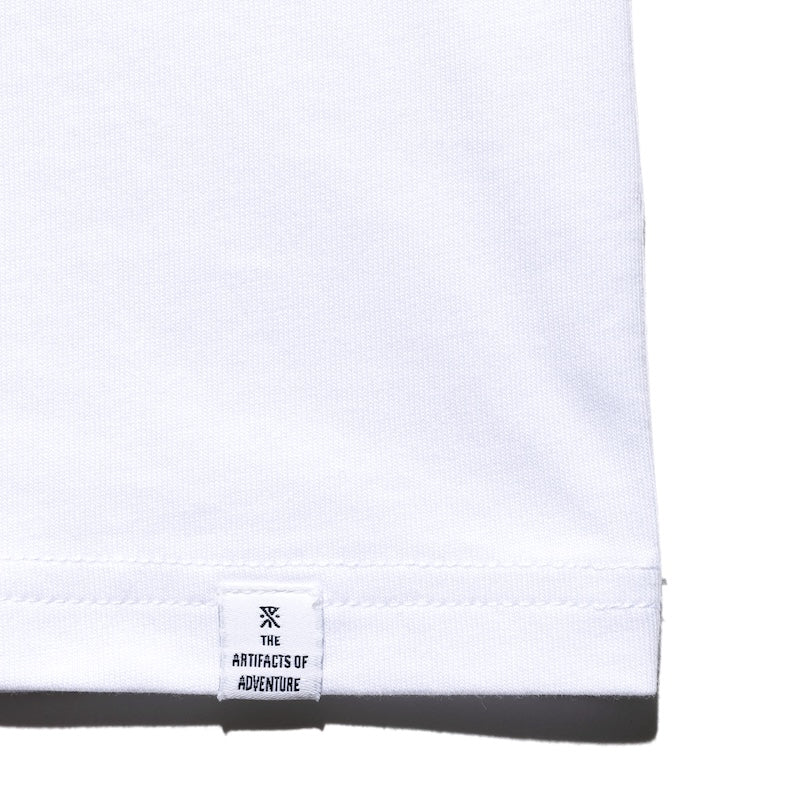 ROARK L/STシャツ READING RITUAL L/S TEE ホワイト 商品画像 裾