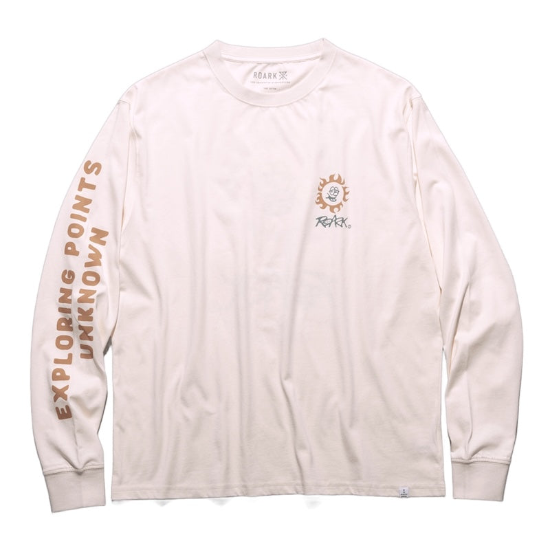 ROARK L/STシャツ SUNBEAM L/S TEE ナチュラル 商品画像 正面