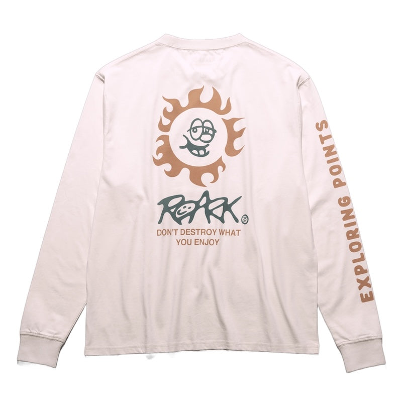 ROARK L/STシャツ SUNBEAM L/S TEE ナチュラル 商品画像 背面